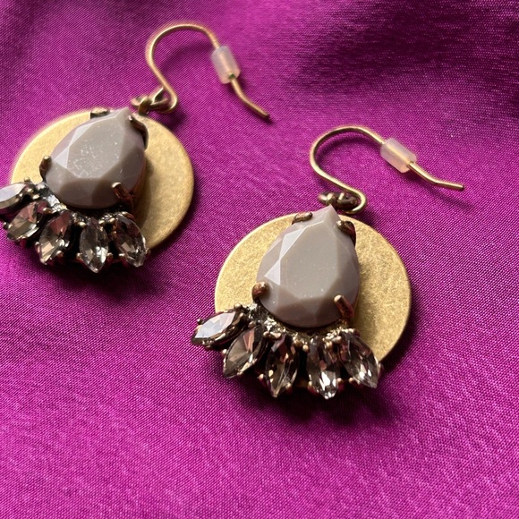 J. Crew Brass Like Dangling Drop Earrings - Picture 5 of 7